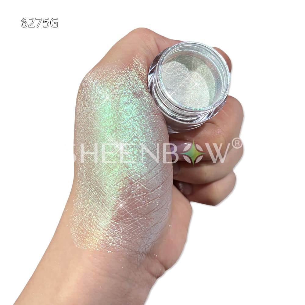Sheenbow Cosmetic Crystal Effect Pearl Pigment Super Sparkling Glitter Loose Powder for Nails And Cosmetics